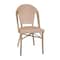 Flash Furniture Lourdes French Bistro 31.5in. Tbl, Natural/Wht PE Rattan, Glss Top w/2 Stck Chairs - Light Natural SDA-AD641012-80-2001-F-NATWH-LTNAT-GG - alternate 5